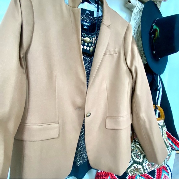 SOLD⭐️BNWOT Trendy JCREW Regent luxury wool equestrian boho blazer w countryvibe - Picture 6 of 15